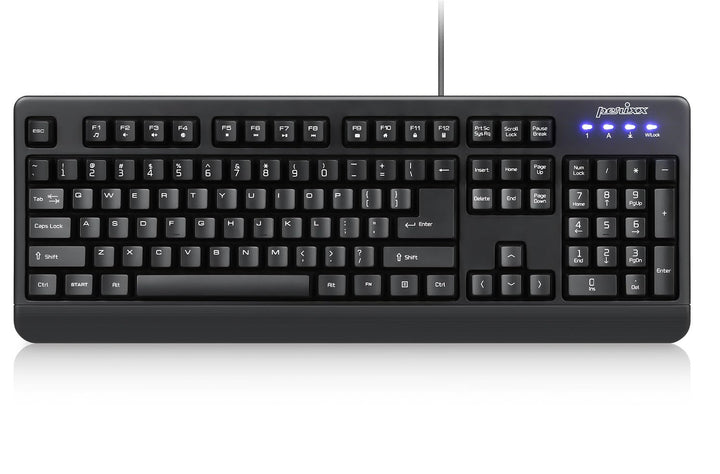 Perixx PERIBOARD-517 wasserdichte Tastatur - IP65 - Antibakterielle Schutzschicht - Vollständig Wass