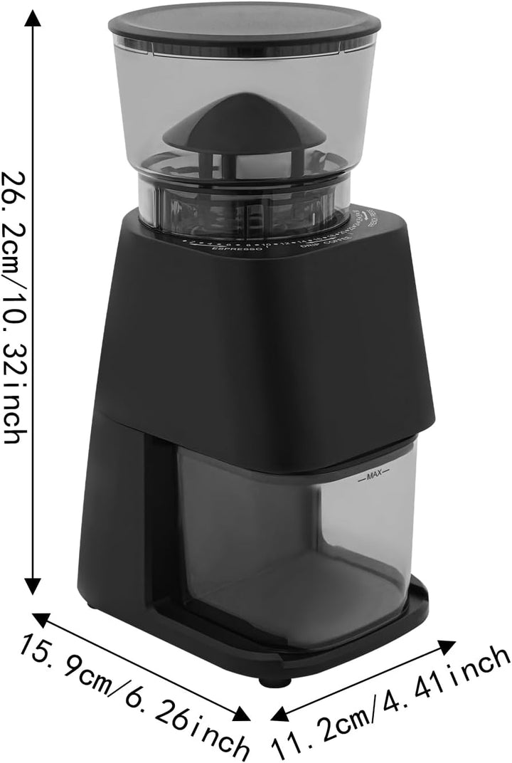 Kaffeemühle Mit 1,57 Zoll Kegelmahlwerk Elektrische Mühle Für Feines Und Grobes Kaffeepulver Mit Dig