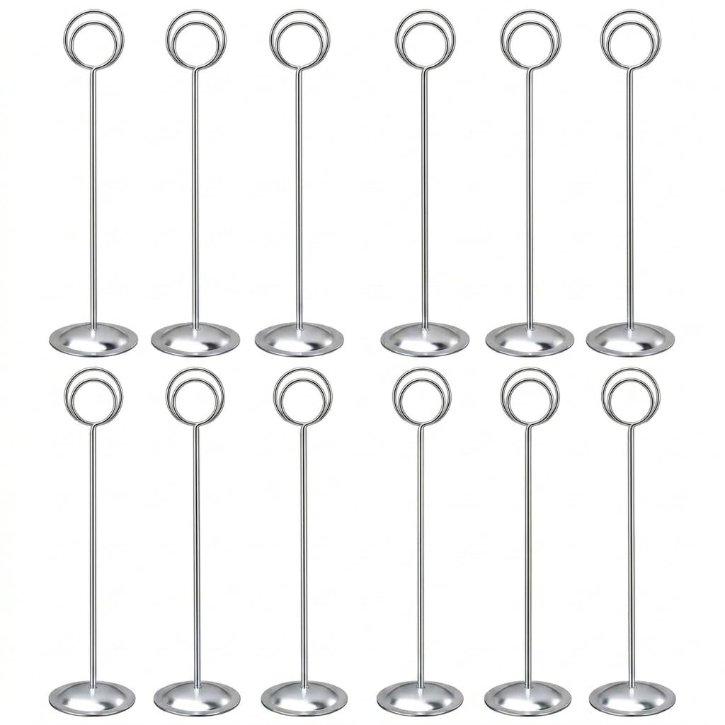 HOHIYA Tischnummernhalter Tischkartenhalter Tischkarte Tischnummer Ständer für Hochzeiten, 30,5 cm h