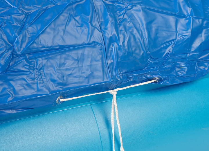 Speeron Zubehör zu Jumbo Pool: Aufblasbares Jumbo-Planschbecken inkl. Abdeckung, 305 x 183 x 51 cm (