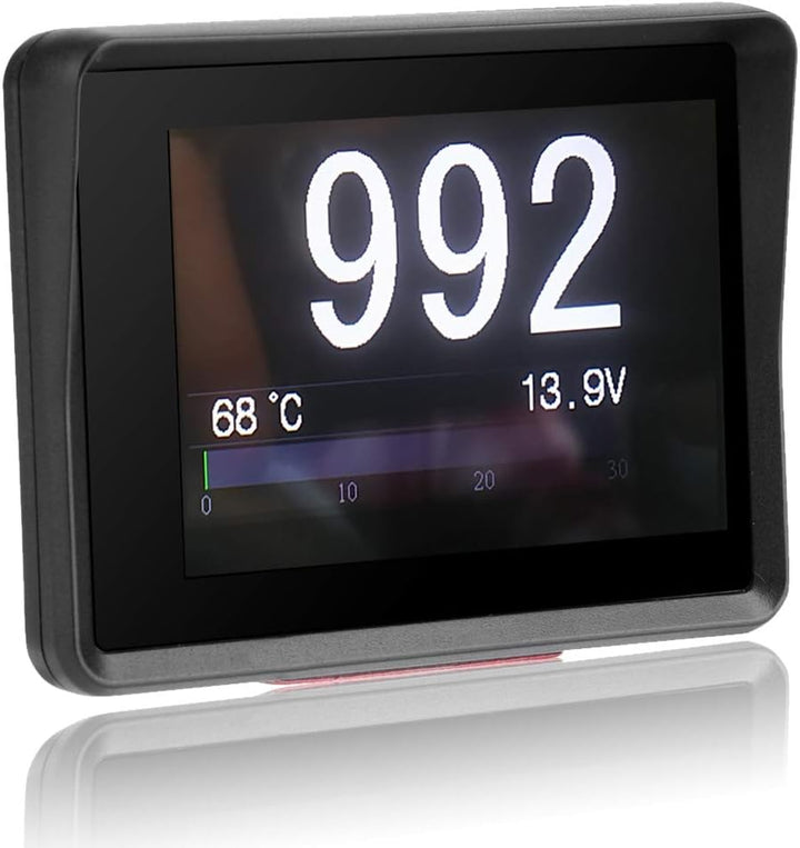 OBD Messgerät, Fydun Auto OBD Multifunktionsmessgerät Digitale Temperatur Spannung Geschwindigkeit H