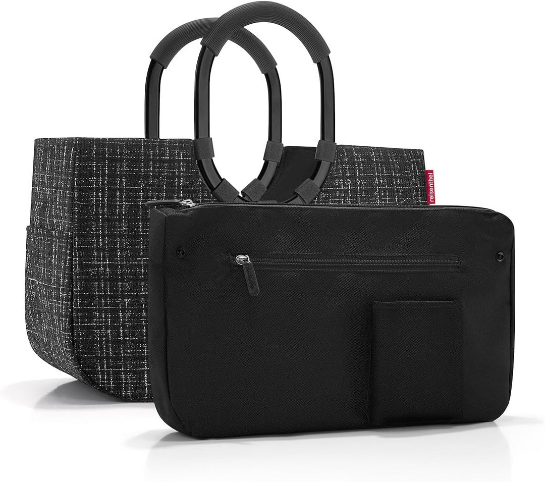 reisenthel loopshopper M – Stabile Tasche mit praktischen Fächern aus recycelten PET-Flaschen – Eleg