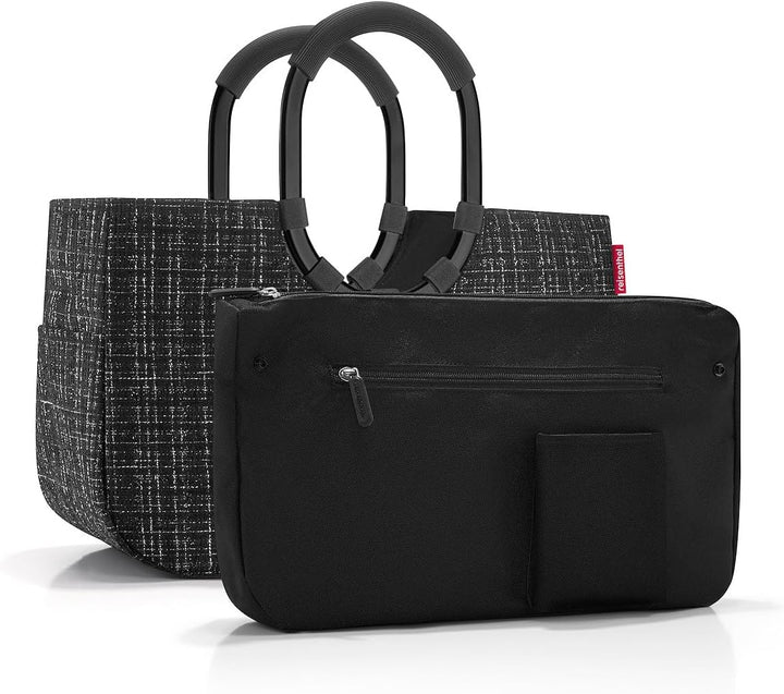 reisenthel loopshopper M – Stabile Tasche mit praktischen Fächern aus recycelten PET-Flaschen – Eleg