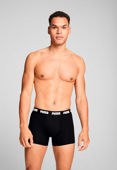 PUMA Boxer Briefs Boxershorts Men Herren Everyday Unterhose Pant Unterwäsche 6 er Pack , Farbe:001 -