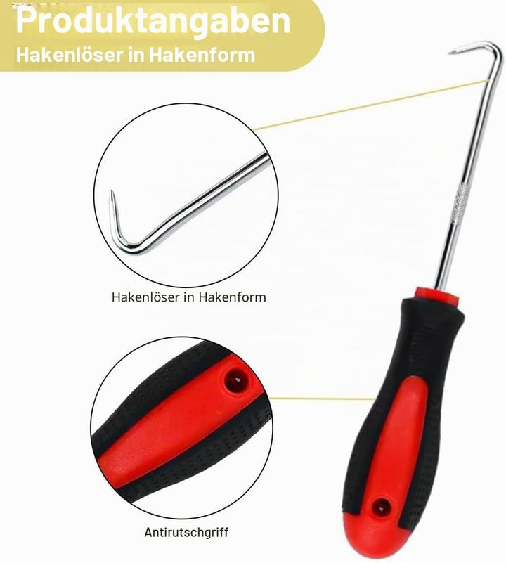 Fensterverglasungs-Werkzeugsatz, Verglasungsschaufel zum Entglasen Von Glasleisten, Rote Fensterroll