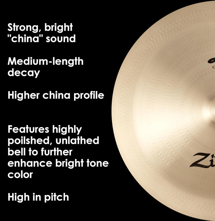 Zildjian A Zildjian Series - 18" China High Cymbal 18 Zoll High, 18 Zoll High