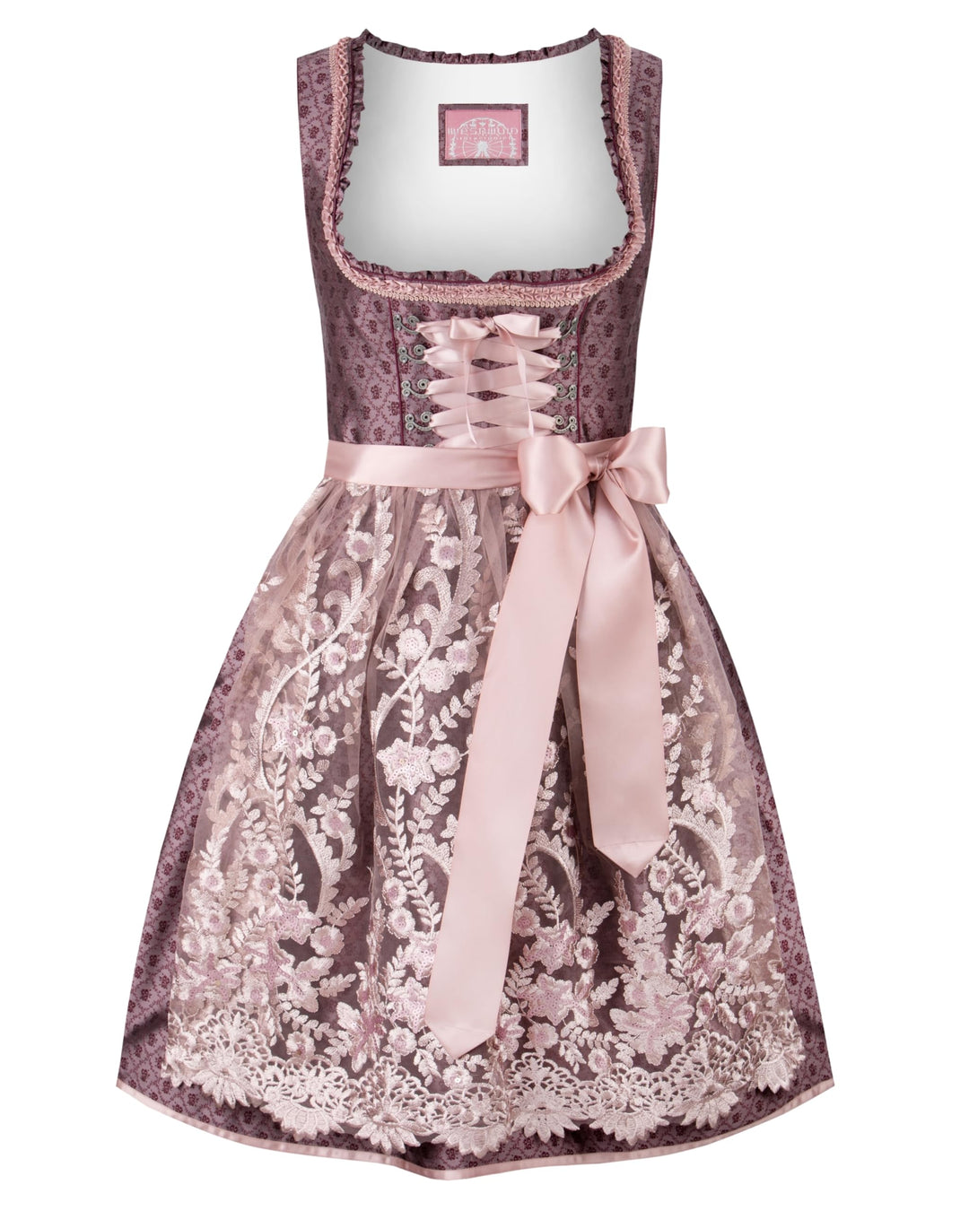 Stockerpoint Damen Dirndl Palina Kleid für besondere Anlässe 36 Bordeaux, 36 Bordeaux