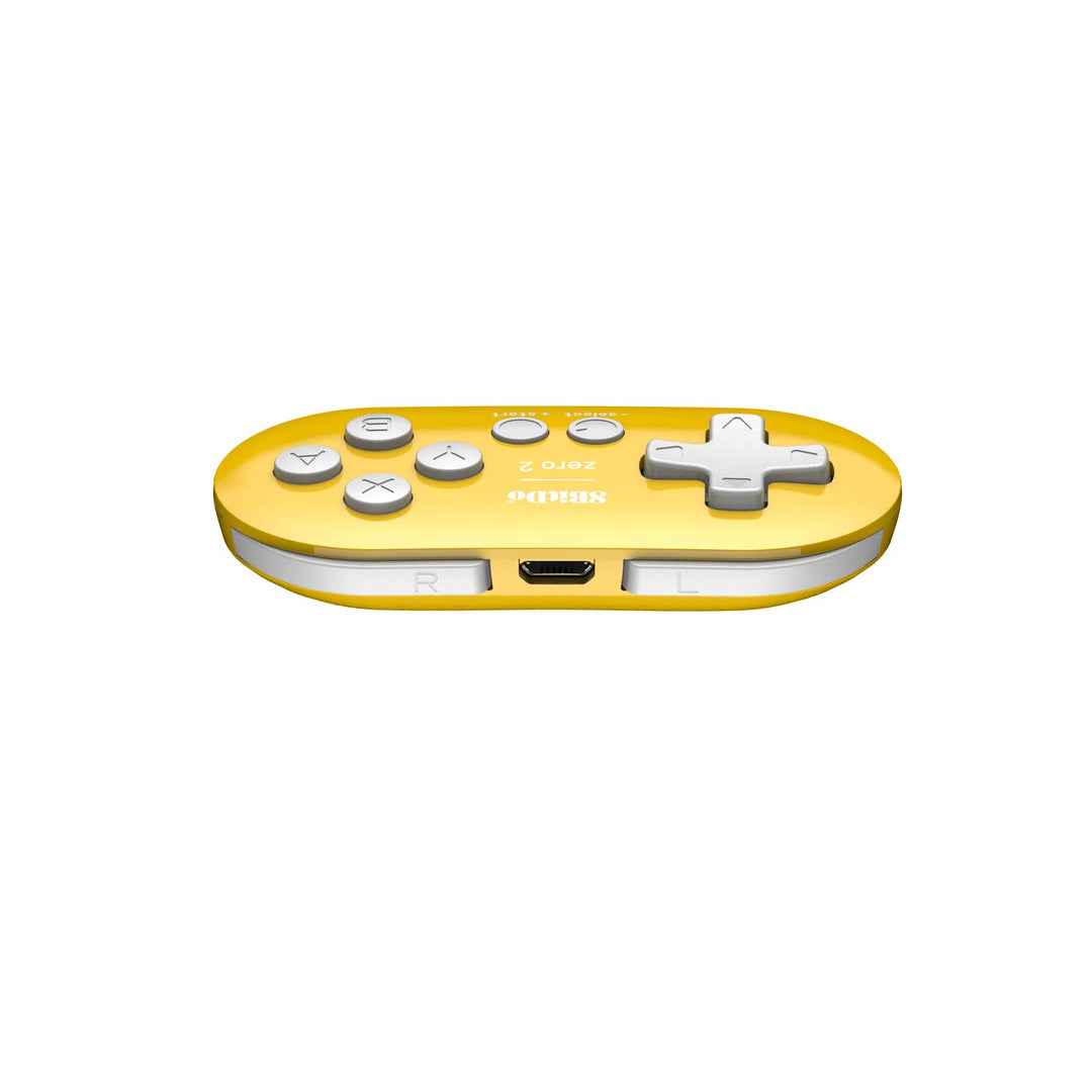 8Bitdo Zero 2 Bluetooth Gamepad For Switchpcmacosandroid (Yellow Edition) [