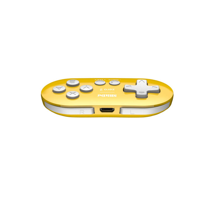 8Bitdo Zero 2 Bluetooth Gamepad For Switchpcmacosandroid (Yellow Edition) [
