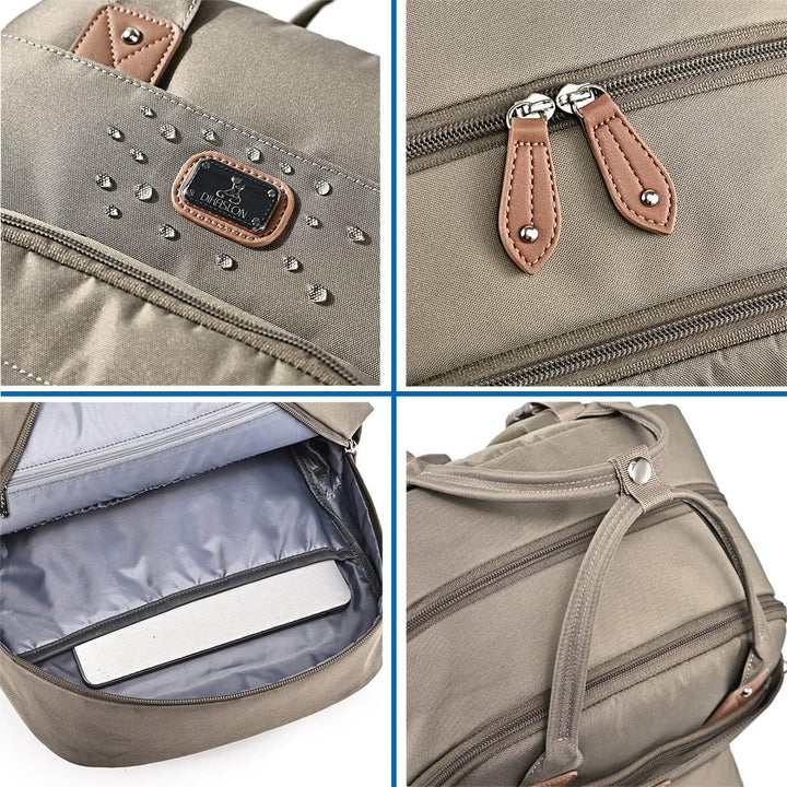 Dikaslon Wickeltasche Rucksack Grosser Wickelrucksack mit Multifunktions-Babytaschen und mobiler Wic