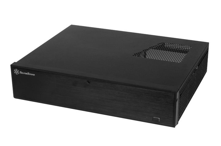 SilverStone SST-ML04B - Milo Micro ATX Schmales HTPC Gehäuse, abschliessbar, schwarz