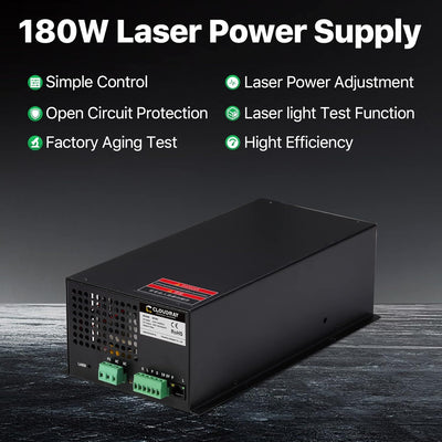 Cloudray CO2 Laser Power Supply CO2 Laser Netzteil CO2 laser 180w für CO2 Laserröhre CO2-Laserröhre