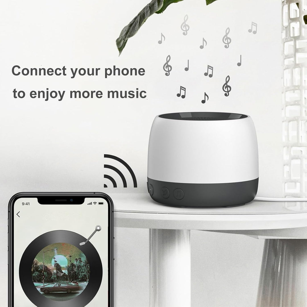 Zunate Sound Machine White Noise Machine mit 13 Beruhigenden Geräuschen für Babys, Kinder und Erwach