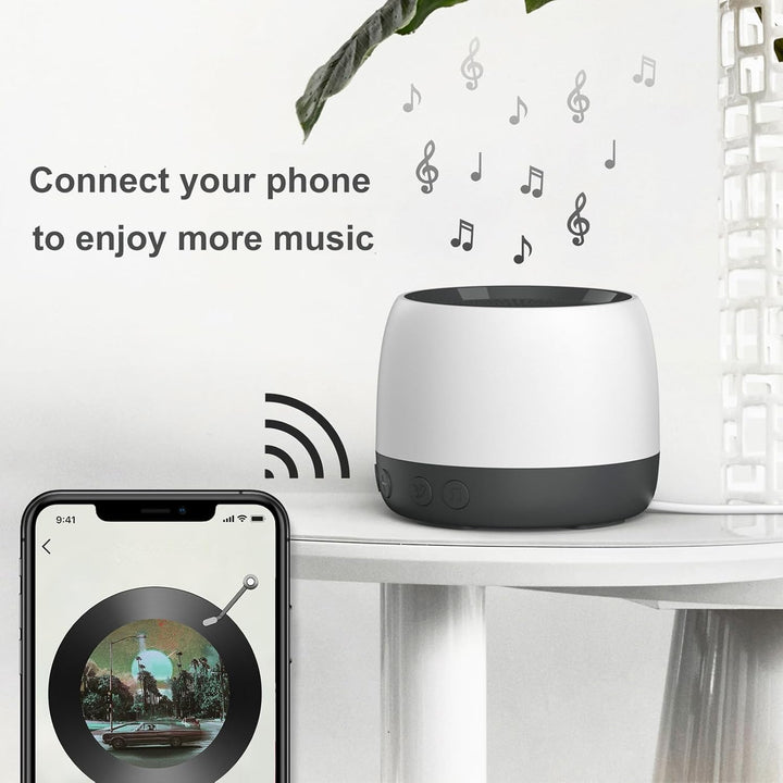 Zunate Sound Machine White Noise Machine mit 13 Beruhigenden Geräuschen für Babys, Kinder und Erwach