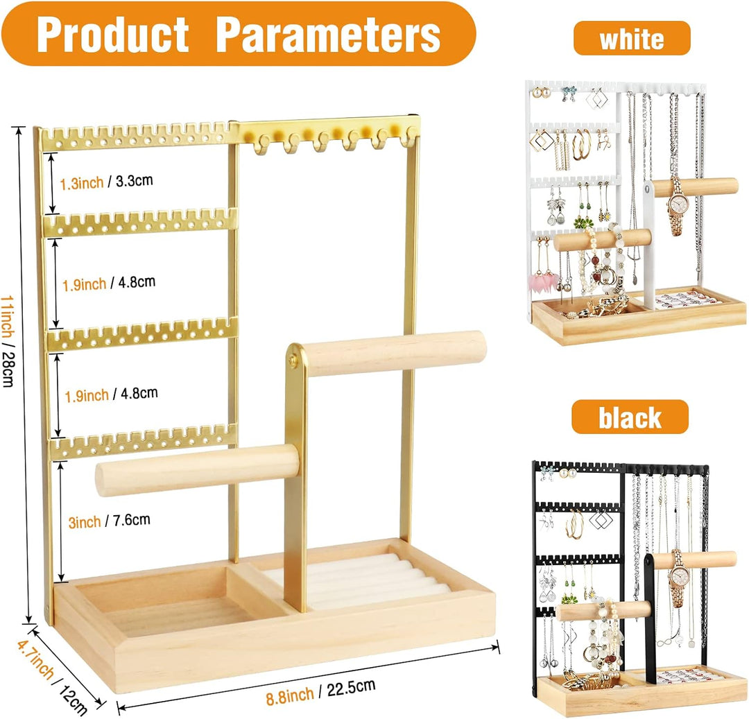 Kingling Schmuckständer, Schmuckhalter Schmuck-Organisator Schmuckständer Ständer zur Aufbewahrung v