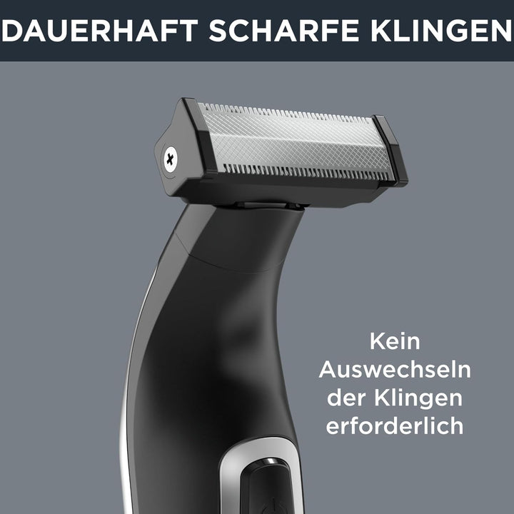 Rowenta Forever Sharp Bartschneider TN6000 | Einstellbare Bartlängen: 1, 3, 5mm | 120 Min. Laufzeit