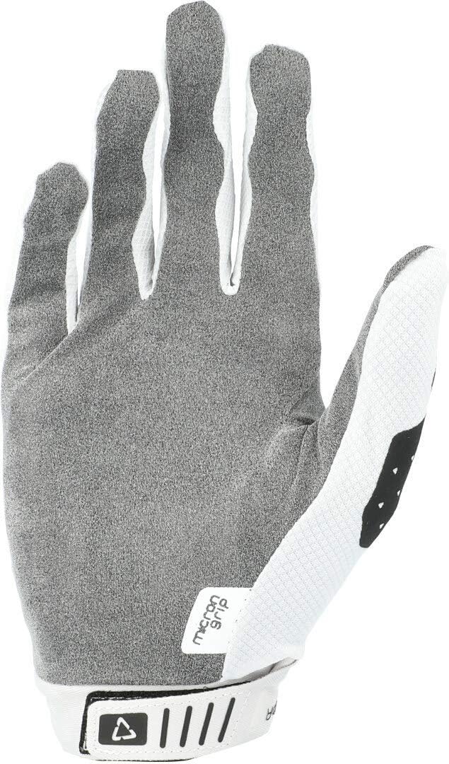 Leatt Handschuhe Moto 1.5 GripR Schwarz/Weiss Weiss M, Weiß M