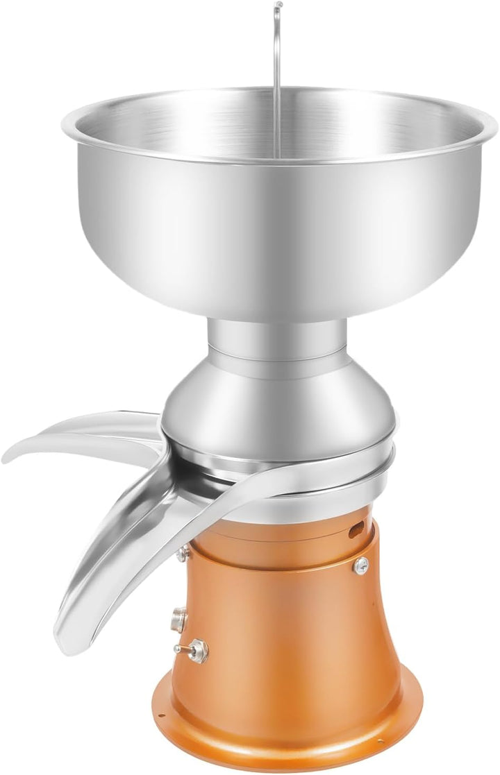5L Elektrische Milchzentrifuge Separator Milch Sahne Zentrifuge Milchseparator Rahmzentrifuge mit Mi