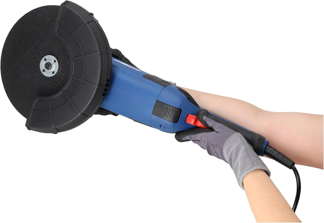 DEDRA Winkelschleifer DED7937 mit Sanftanlaufsystem Ø 230mm, stark 2100W, hohe Geschwindigkeit 6500