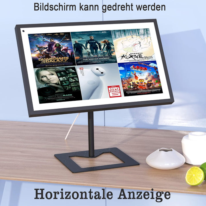 Verstellbarer Metall ständer für die Echo Show 15, Kostenlos um 360° neig- und schwenkbar,15,6 inch