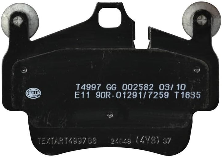 HELLA PAGID 8DB 355 012-721 Bremsbelagsatz - T1635 - Dicke/Stärke: 17mm - Bremssystem: Brembo - für