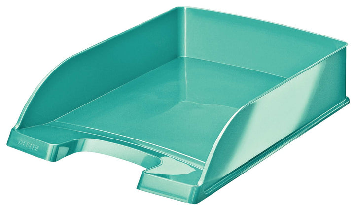 Leitz Briefkorb, A4, 5er Pack, Eisblau, WOW-Serie, 52263051 Eisblau 5 Stück, Eisblau 5 Stück
