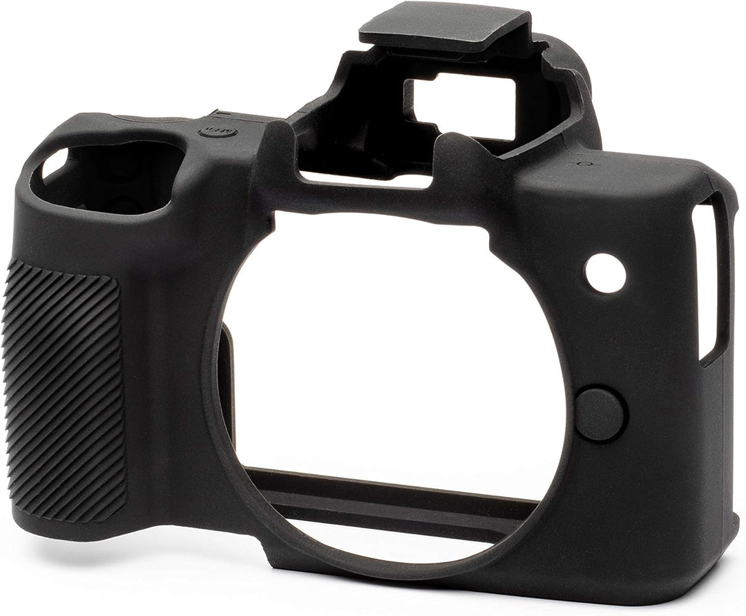 easyCover - Silikon Kameratasche - Schutz für Ihre Kamera - Canon M50/M50 Mark II - Schwarz
