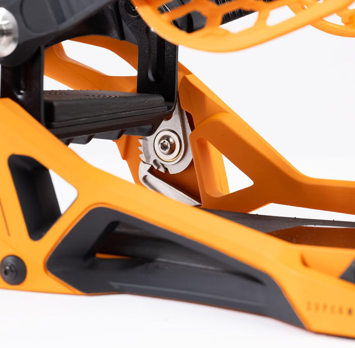 Nidecker OG Supermatic Snowboard Bindungen – Auto Open System mit verstellbarem Highback M (EU 37.5