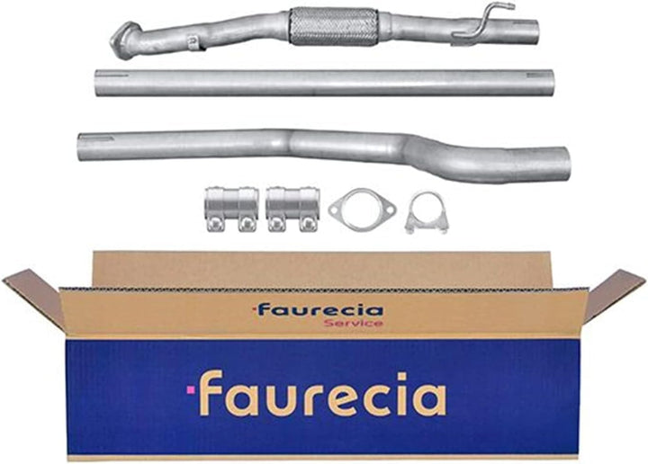 HELLA 8LA 366 000-441 Abgasrohr - Easy2Fit® Kit - vorne - dreiteilig - Set mit Anbauteilen