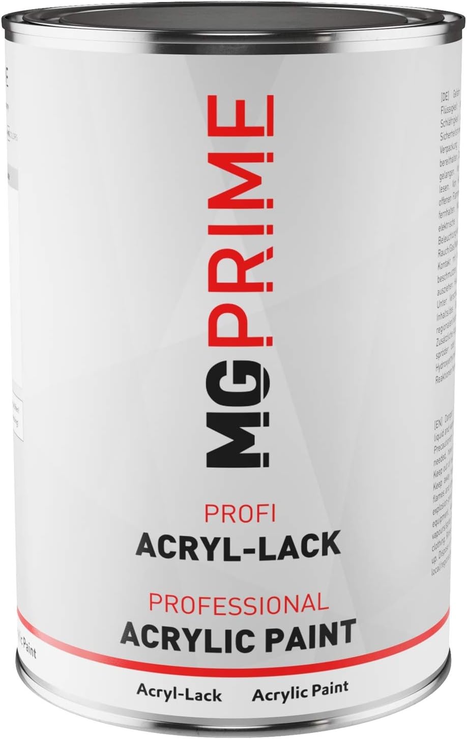MG PRIME RAL 7016 Anthrazitgrau/Anthracite grey seidenmatt Acryl-Lack 1,5 Liter / 1500 ml Dose inkl.
