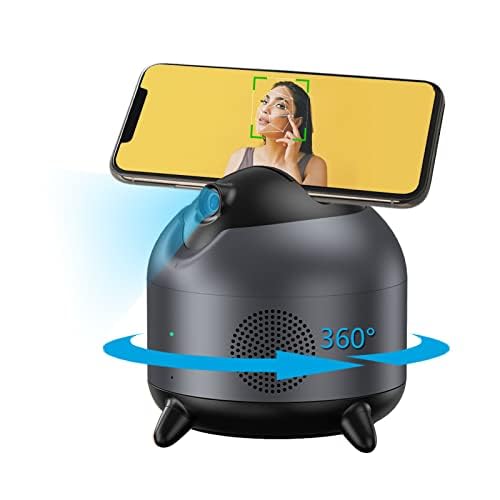 360-Grad-Stativ mit automatischer Gesichtsverfolgung – AI-Kamera-Handyhalter, perfekt für Video-Chat