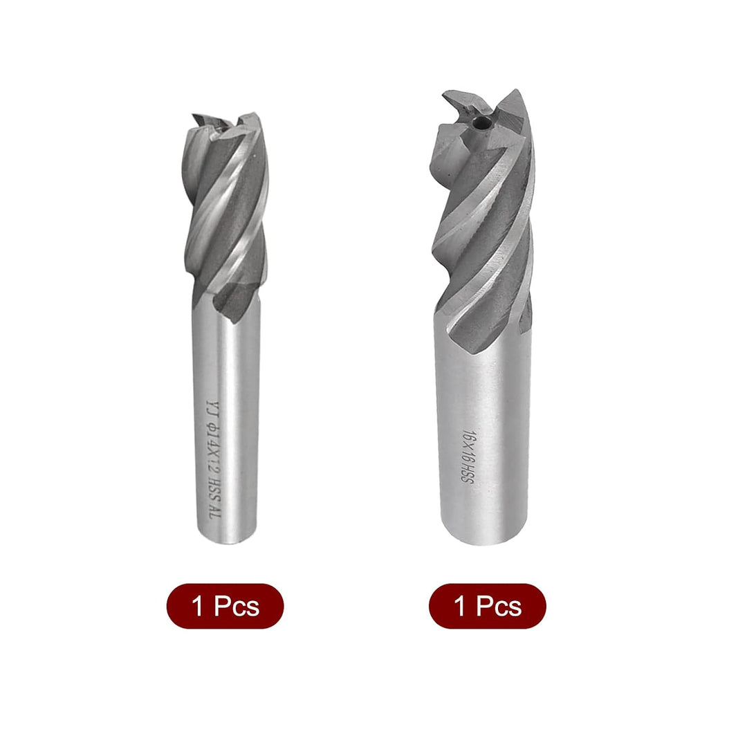 QUARKZMAN 14mm,16mm Schneiden Durchmesser 12mm,16mm Schenkel 4 Wellen Hochgeschwindigkeitsstahl Scha