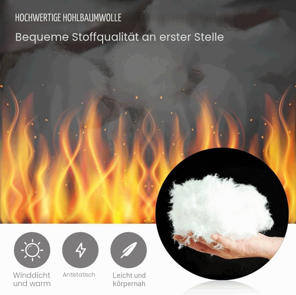 Beheizte Weste USB, Beheizbare Jacke Herren Damen, Heizweste Winter Weste Elektrische Warme mit 3 Te