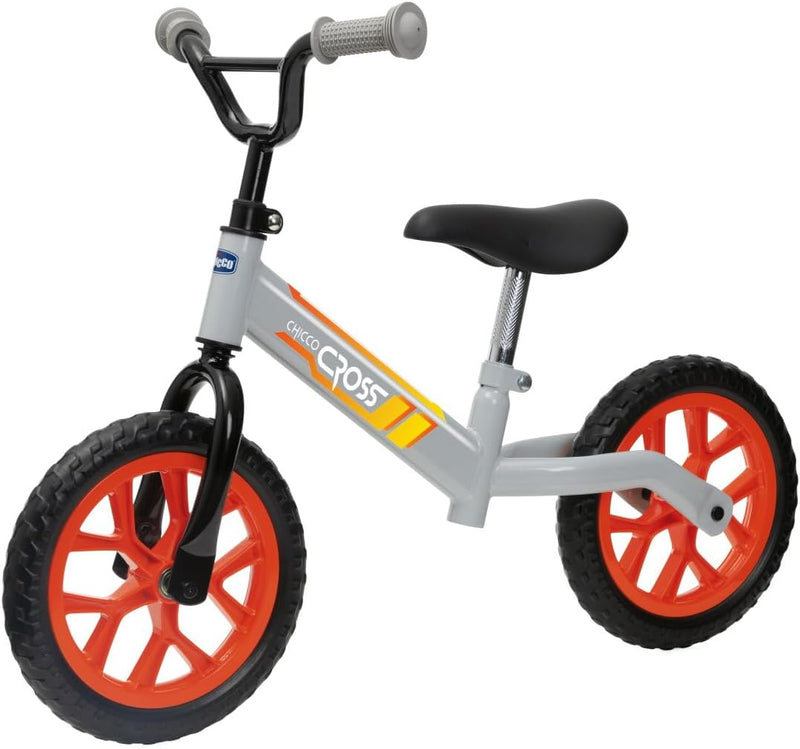 Chicco Balance Bike Cross, Kinderfahrrad ohne Pedale, Cross Country Design, grosse Räder, verstellba