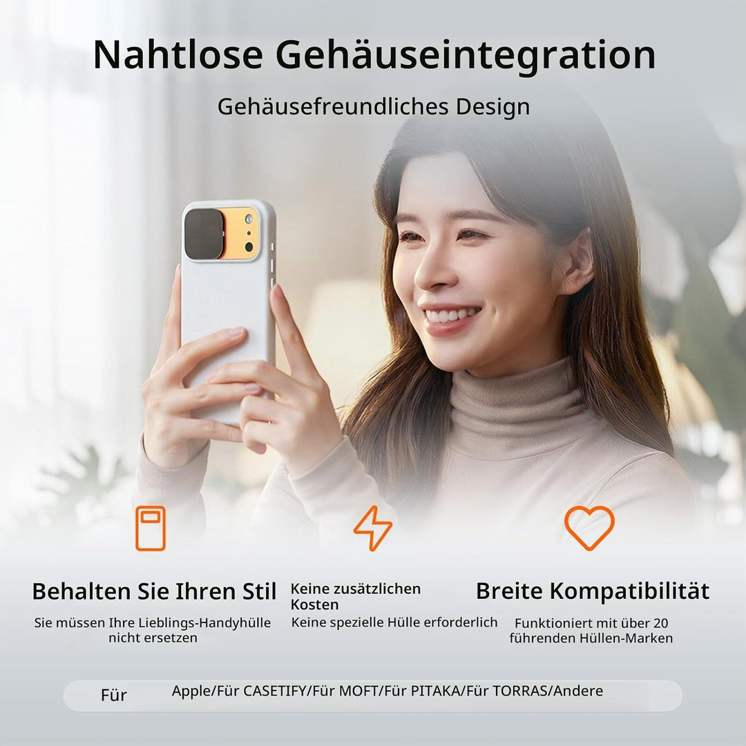 SMALLRIG Square ND &amp; Black Mist Filter Kit für iPhone 17 Pro Max, Magnetische Objektivfilter mit Bas
