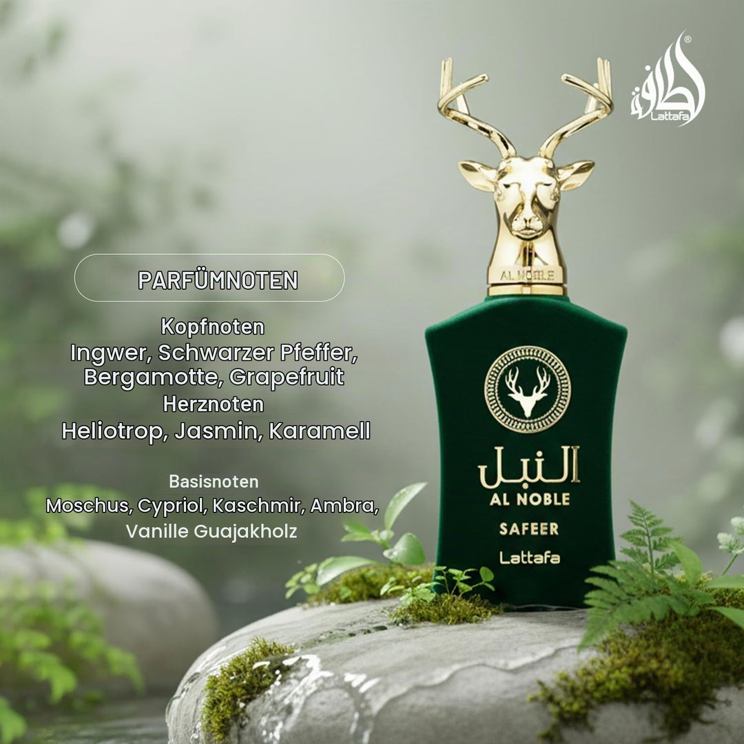 Al Noble Safeer 100ml Lattafa Eau de Parfum - Herren