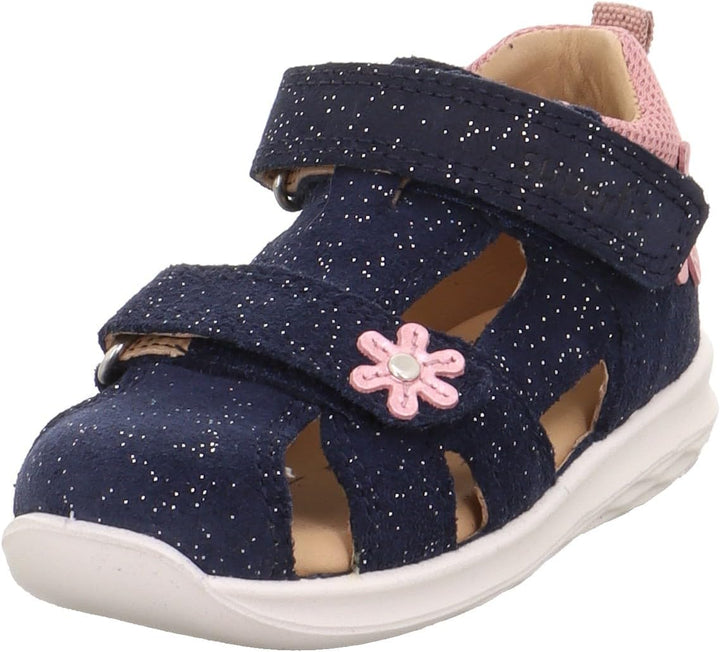 Superfit Mädchen Bumblebee Sandale 19 EU Blau Rosa 8000, 19 EU Blau Rosa 8000