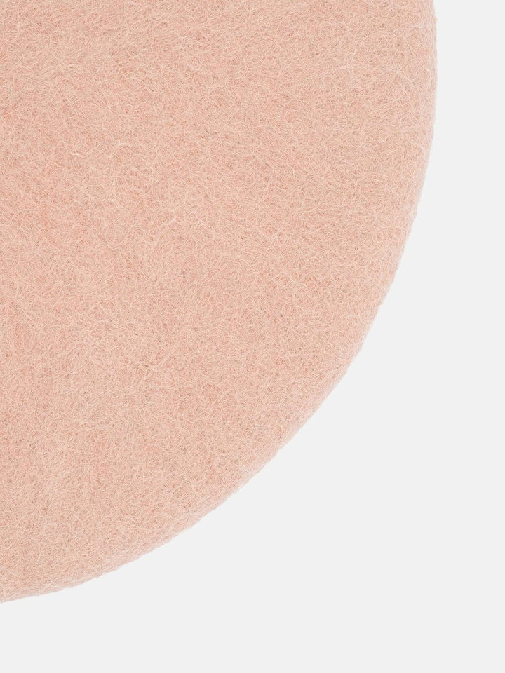 myfelt Flache Filz Sitzauflage, Filz Stuhlauflage - Merle - rund, Ø 36 cm, Rosa, Rosa