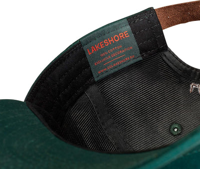 Lakeshore® Jagd Cap Fasan - Dunkelgrün - 100% Baumwolle - Herren & Damen