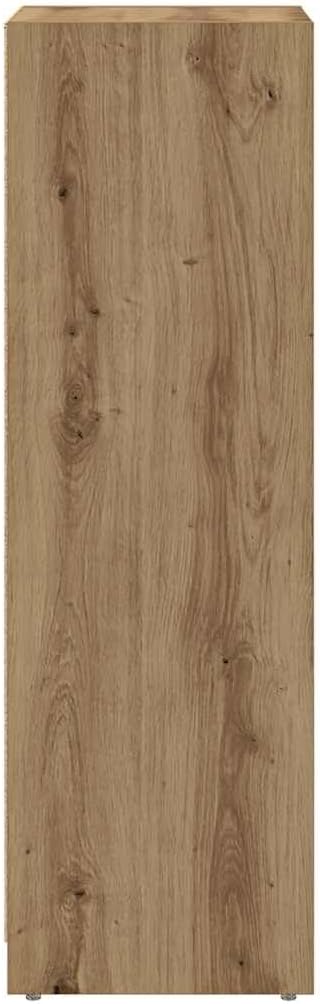 vidaXL Badschrank Artisan-Eiche 30x30x95 cm Holzwerkstoff, Badezimmermöbel, Badschrank, Toilettensch