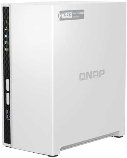 QNAP TS-233 ARM 4-Core Cortex-A55 2,0GHz Prozessor, 2 GB onboard 24 TB Bundle mit 2X 12 TB Bestpreis