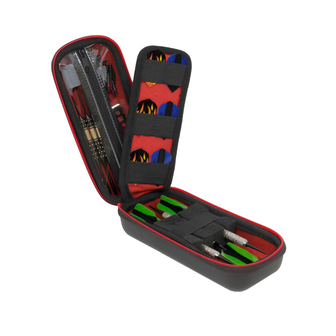 USA Gear Dartkoffer Halfter - 3-Dart-Tasche für Soft-Tip-Darts mit Aufbewahrung für Kunststoffspitze