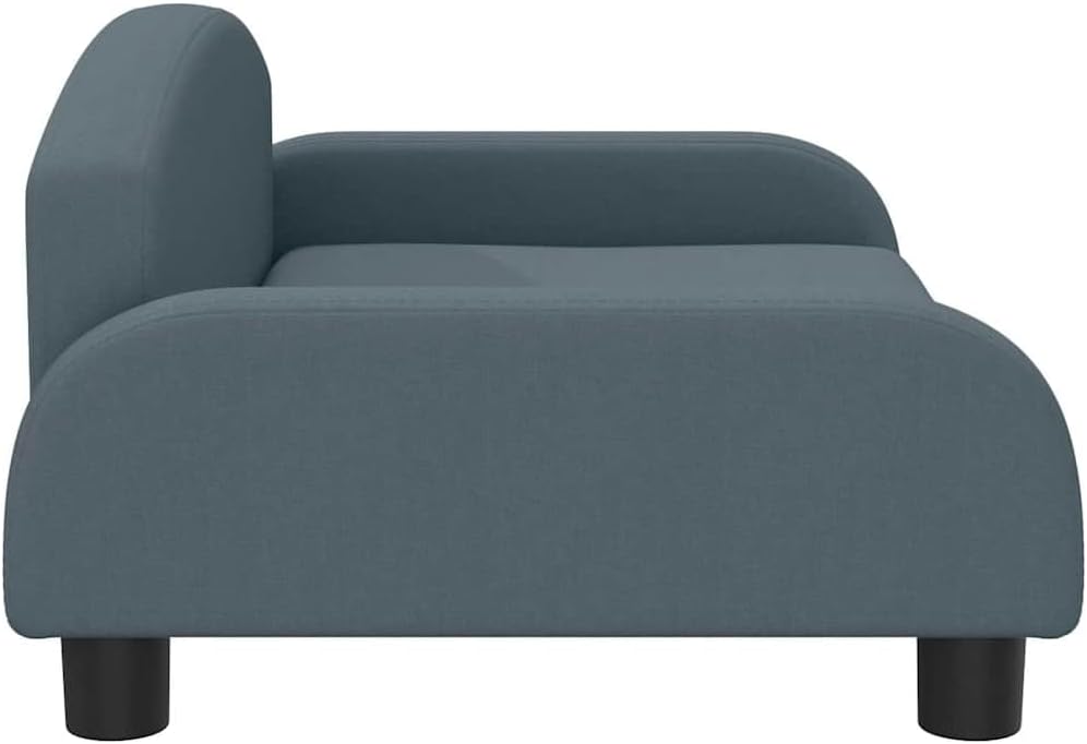 vidaXL Kindersofa Dunkelgrau 70x45x30 cm Stoff 70 x 45 x 30 cm Dunkelgrau, 70 x 45 x 30 cm Dunkelgra