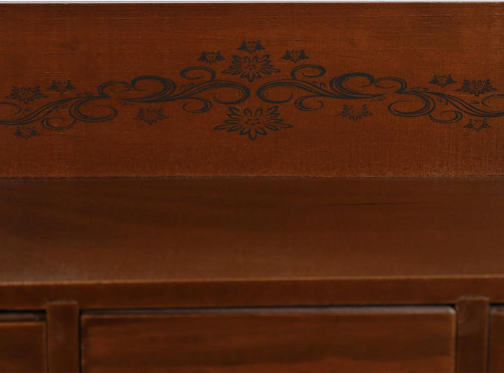 Schreibtisch Organizer, Vintage Schreibtisch Organizer mit 3 Schubladen, Schmuckkasten Schublade Lei