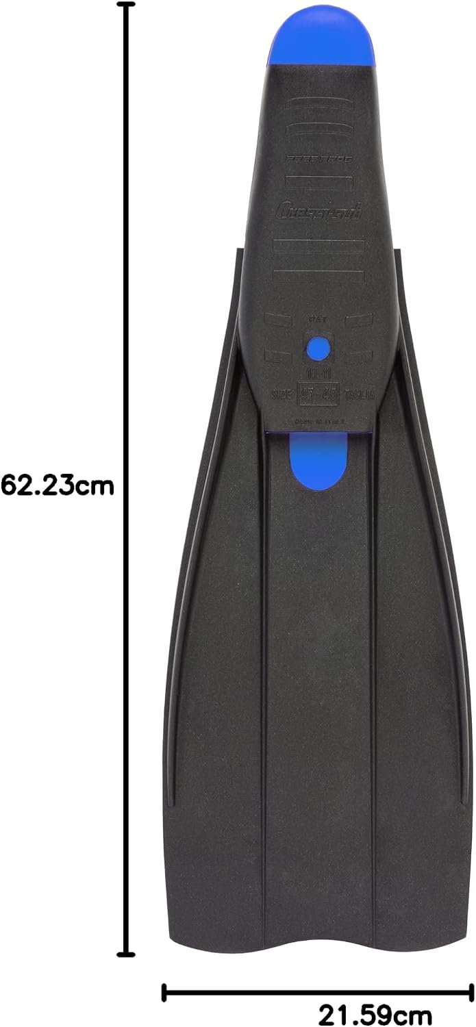 Cressi Free Frog Fins – Tauchen und Schnorchelflossen mit Vollfussflossen, Eva Gummi, Unisex Erwachs