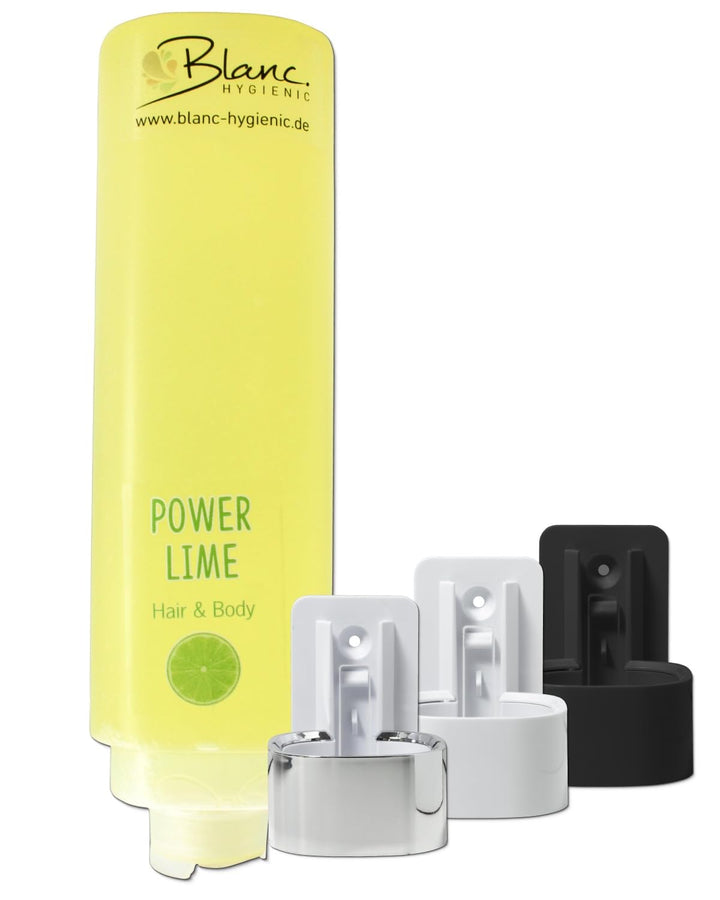 SET: Professionelles Shampoo-Duschgel-Set –12x425 ml–verschied. Düfte+4x Hlterung in verschied. Farb