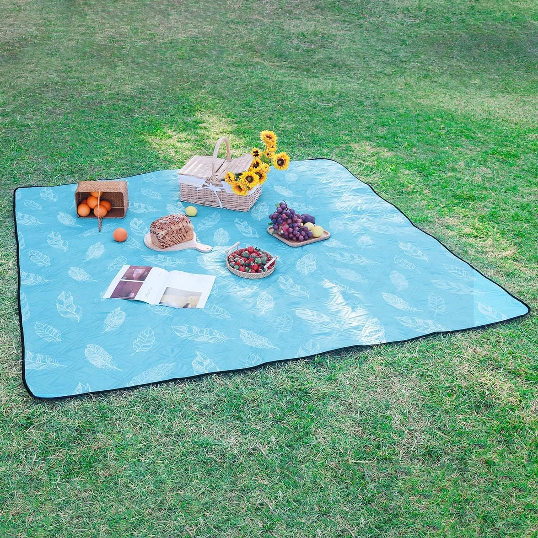 Picknickdecke wasserdicht waschbar, Stranddecke Sandfrei XXL Campingdecke Strandmatte isoliert mit w