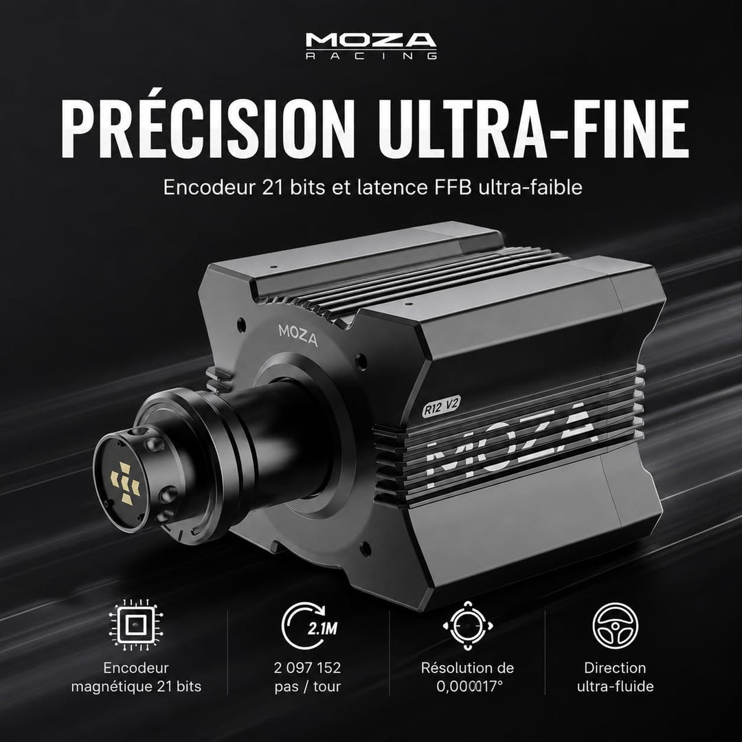 MOZA R12 V2 DIRECT DRIVE WHEEL BASE