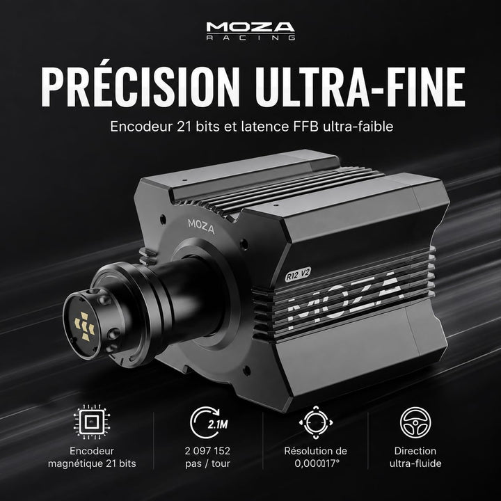 MOZA R12 V2 DIRECT DRIVE WHEEL BASE