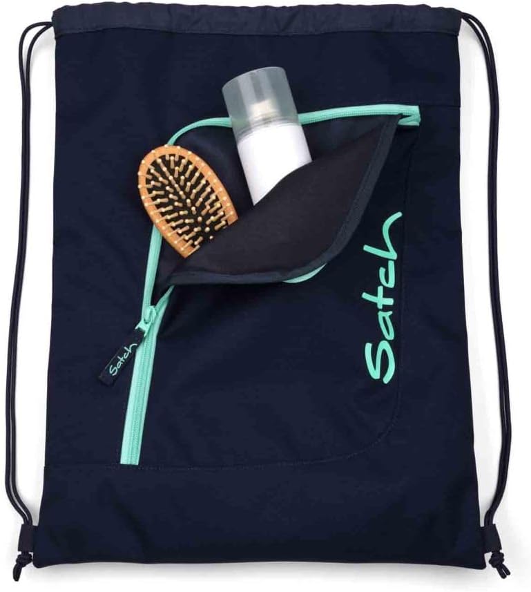 Satch Match Plus Schulrucksack Set 3tlg. inkl. Schlamperbox und Sportbeutel (Ocean Mint), Ocean Mint
